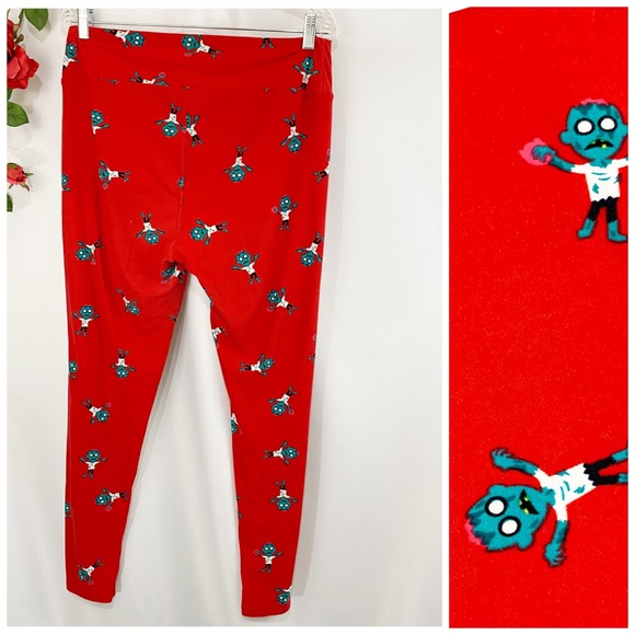LuLaRoe Pants - 💋3/$20💋LuLaRoe Tall & Curvy Leggings Frankenstein